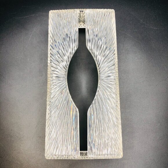 50s Celebrity NY Acrylic Tissue Box Cover Vanity or Wall Mount Hollywood Regency - Picture 4 of 15